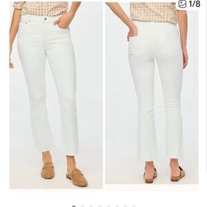 NWT J.Crew Women's mid-rise flare crop with signature stretch, size 29